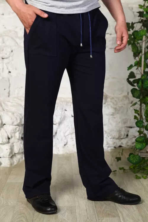 Брюки мужские 9-02в синий последний размер