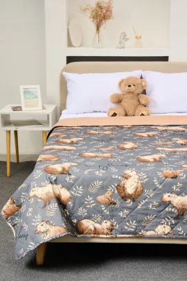 Покрывало детское из поплина - Капибара