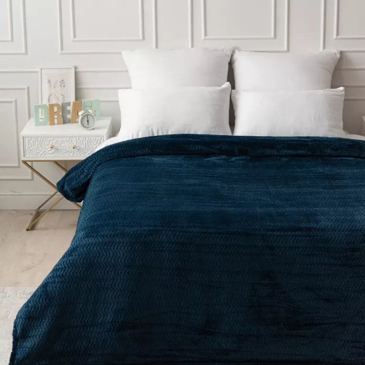 Океан(полночь) плед велсофт