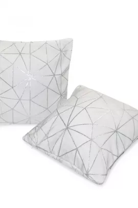 Витражи(белый) наволочка декор. велсофт