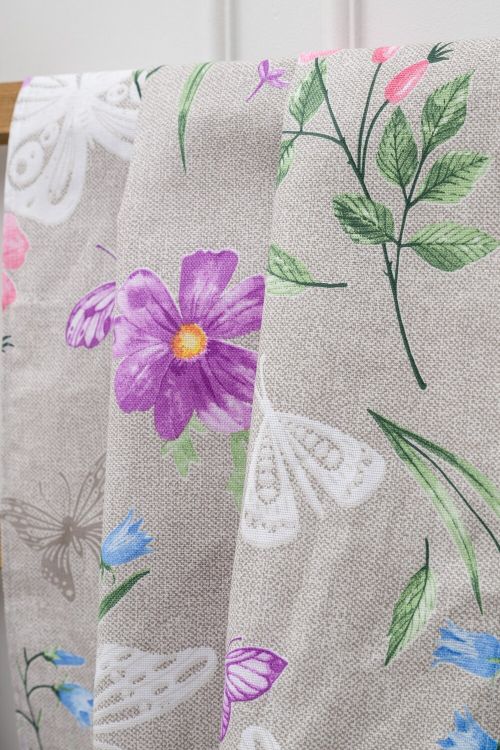 Набор полотенец Бабочки и цветы