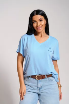 Оксана(голубой) футболка
