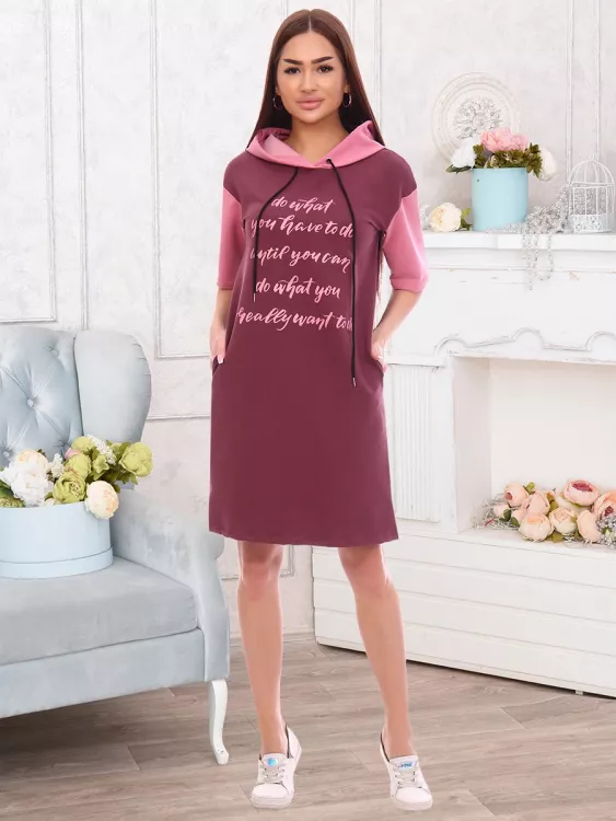 Бритни (марсала) туника