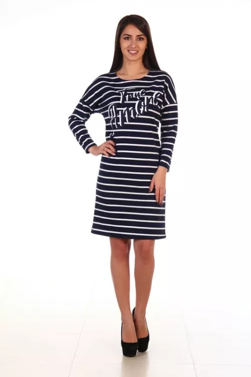 Платье женское 4-26 (тёмно-синий)