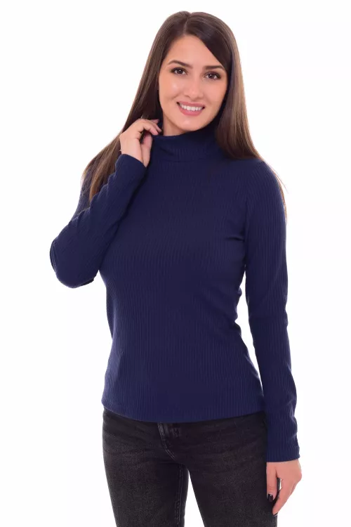 *Водолазка женская Ф-3-20а (тёмно-синий)