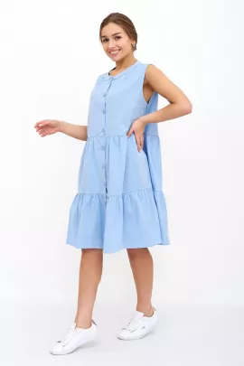 Платье Колокольчик (голубой)