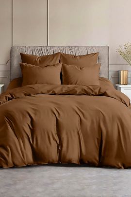 КПБ Сатин Элегант - Коричневый