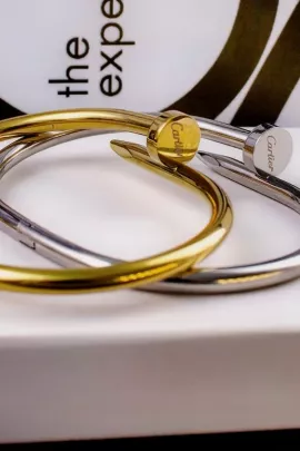 Стальной браслет Картье Гвоздь + Подарок