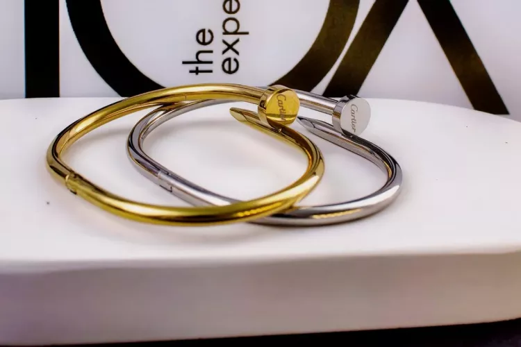 Стальной браслет Картье Гвоздь + Подарок