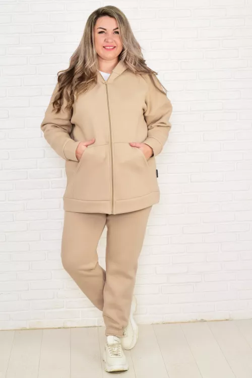 Костюм 5-313л бисквит последний размер