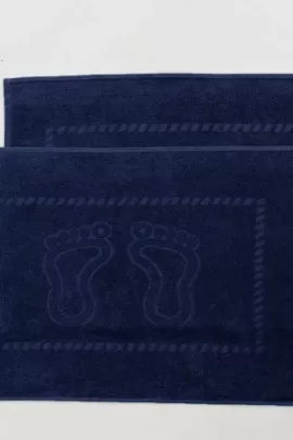 Полотенце махровое - Ножки, цвет синий