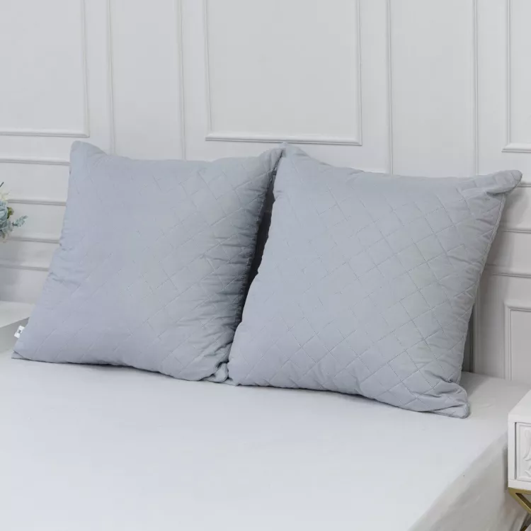 Комплект подушек микрофибра у/степ (сер.) 2шт