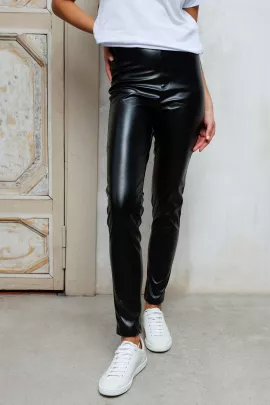 Леггинсы из экокожи 24356