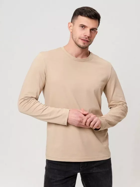 Лонгслив мужской бежевый последний размер