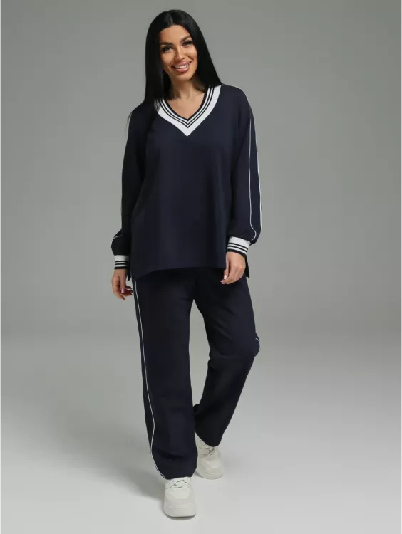 Акцент костюм женский (синий)