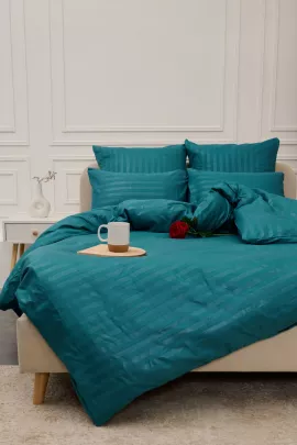 КПБ Микрофибра-Страйп - Морская волна