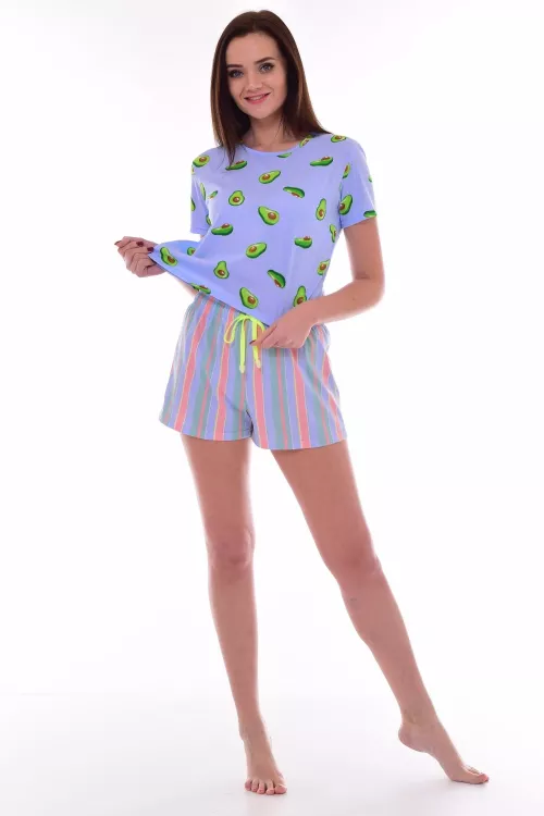 Пижама женская 5-272а (голубой)