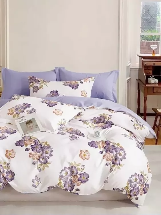 Постельное белье сатин элит на молнии - Букет