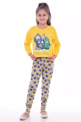 Пижама детская 7-274а (лимон)