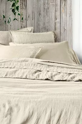 Постельное белье вареный хлопок - Бежевый