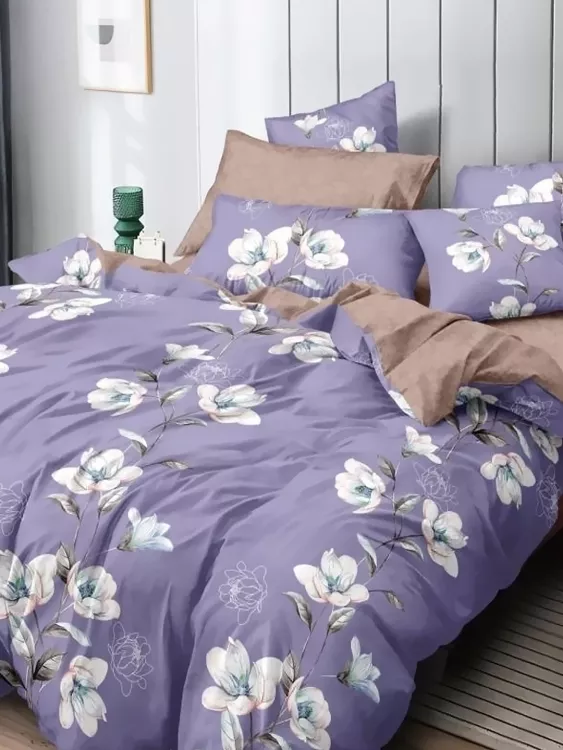 Постельное белье поплин эксклюзив на молнии - Эль