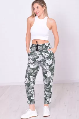 Брюки женские 8-031л1 (хаки) Монстера