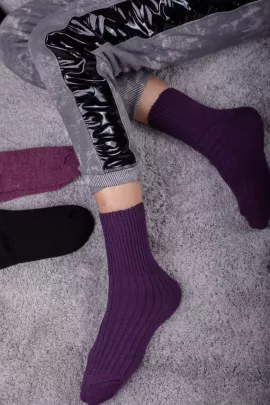 Носки 24922 шерстяные черный последний размер