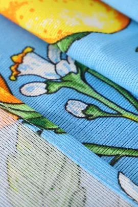 Скатерть рогожка "Лимоны"