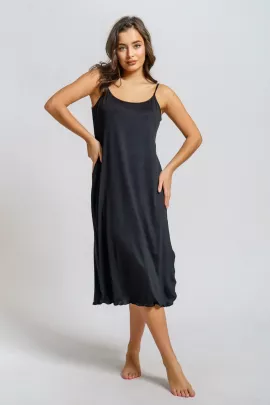 Ника(черный) сорочка ночная