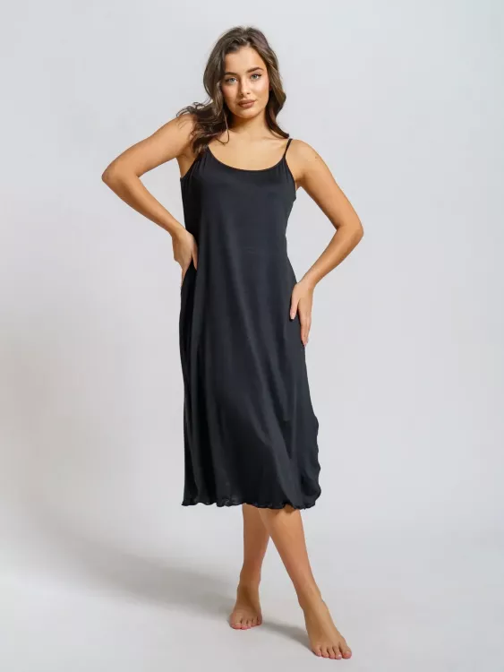 Ника(черный) сорочка ночная