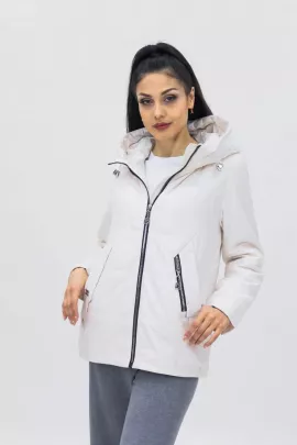 Куртка Лайт-366 премиум демисезонная молочный последний размер