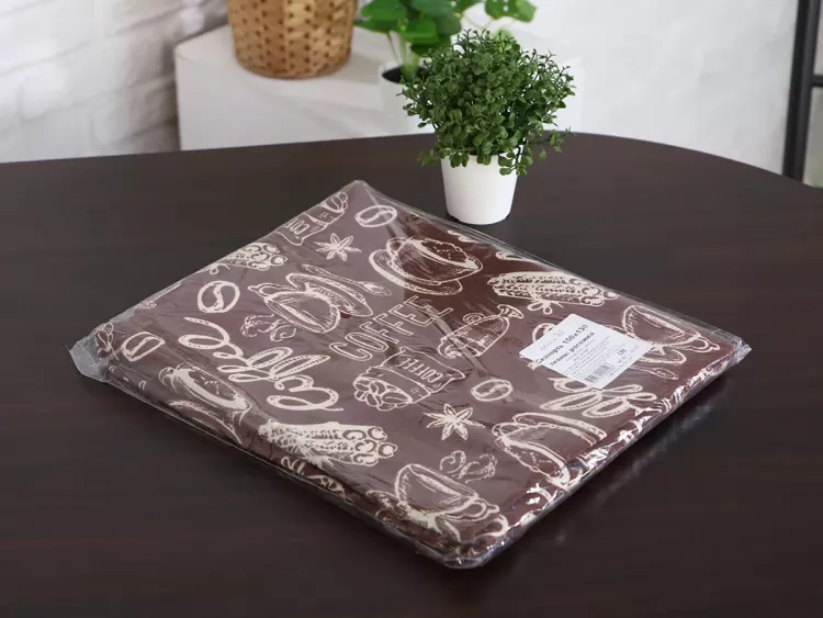 Скатерть рогожка "Кофе"