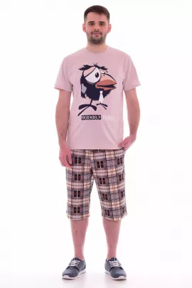 Пижама мужская  9-95 (бежевый) Воронята