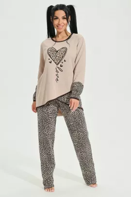 Алина пижама женская (леопард)