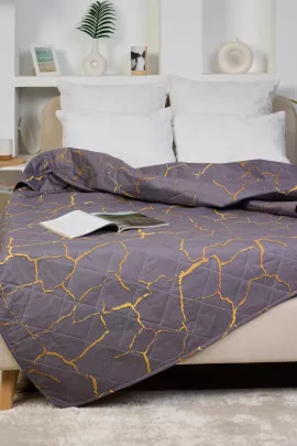 Покрывало Унисон - Кракле, цвет серый