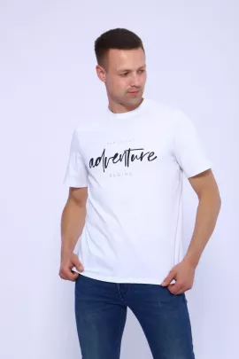 Футболка мужская 55091 белый последний размер