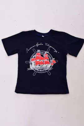 Футболка детская 7-11 (синий)