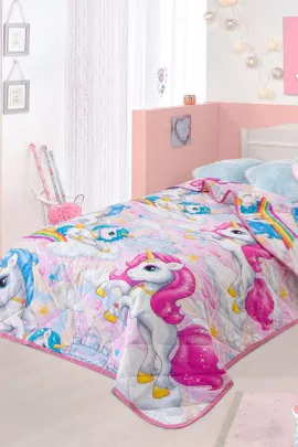 Покрывало детское из поплина - Карусельки