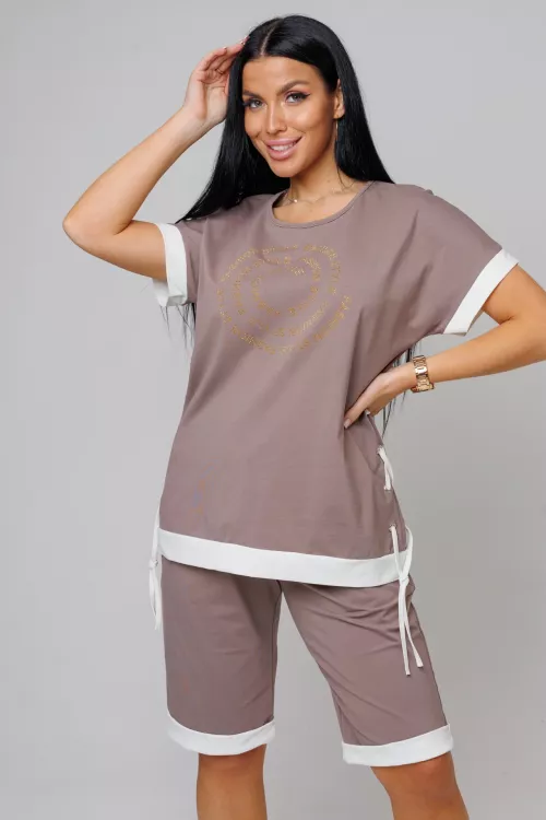 Костюм с шортами женский 782684