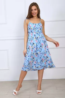 Сарафан 38219 голубой последний размер