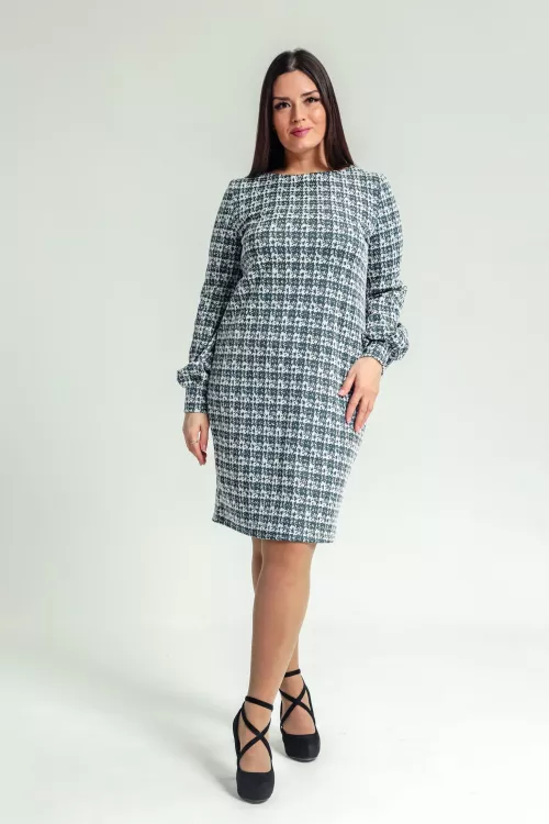 Платье 146 П (изумруд)