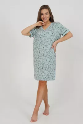 Анфиса туника женская (серо-голубой)