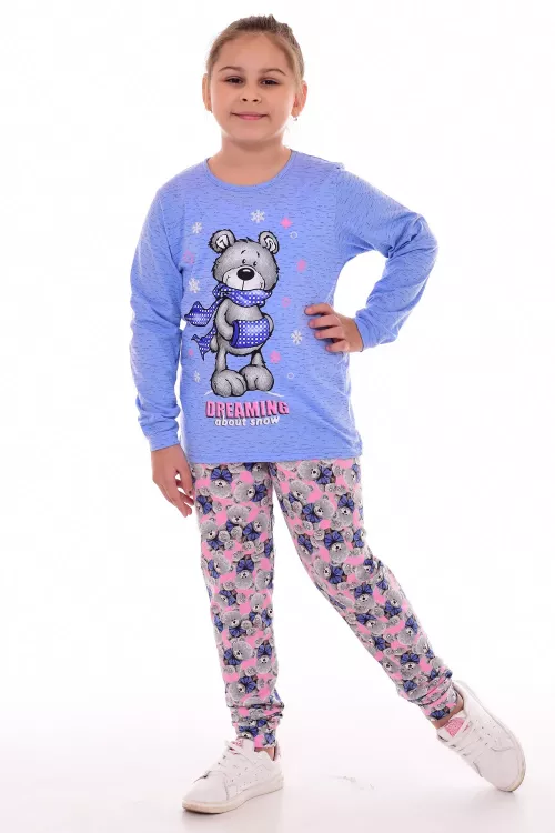Пижама подростковая 12-102а (розовый) Тедди