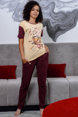 Костюм С добрым утром бордо последний размер