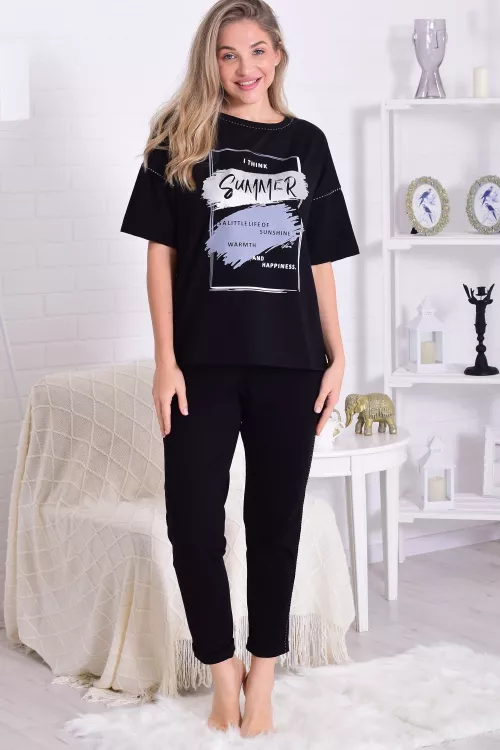 Костюм женский с брюками 689609