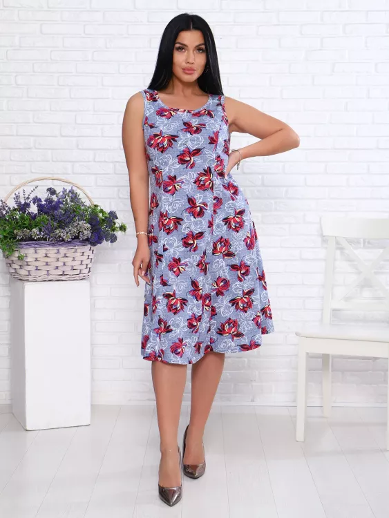 Лето(цветы) сарафан