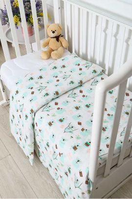 Пододеяльник бязь без молнии - Коалы