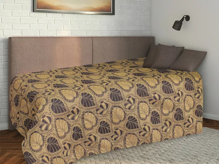 JB-043-1 т.коричневый покрывало