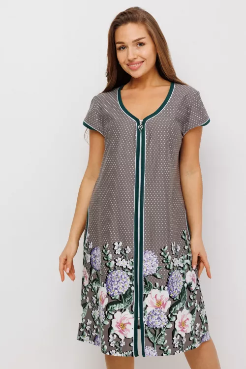 Халат 21368 (серый)