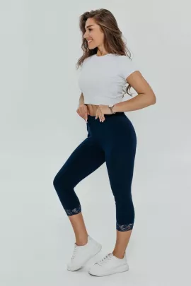 Кружево бриджи женские (синий)